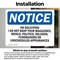 Signmission No Soliciting I Do Not Want Your Magazines OSHA Notice Sign, Vinyl Decal, 10in W x 7in L, 2PK OS-2PACK-NS-D-710-L-14821 - alternate 5